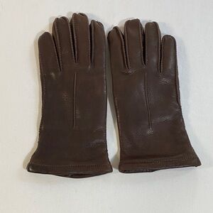 Women’s Brown Leather Gloves